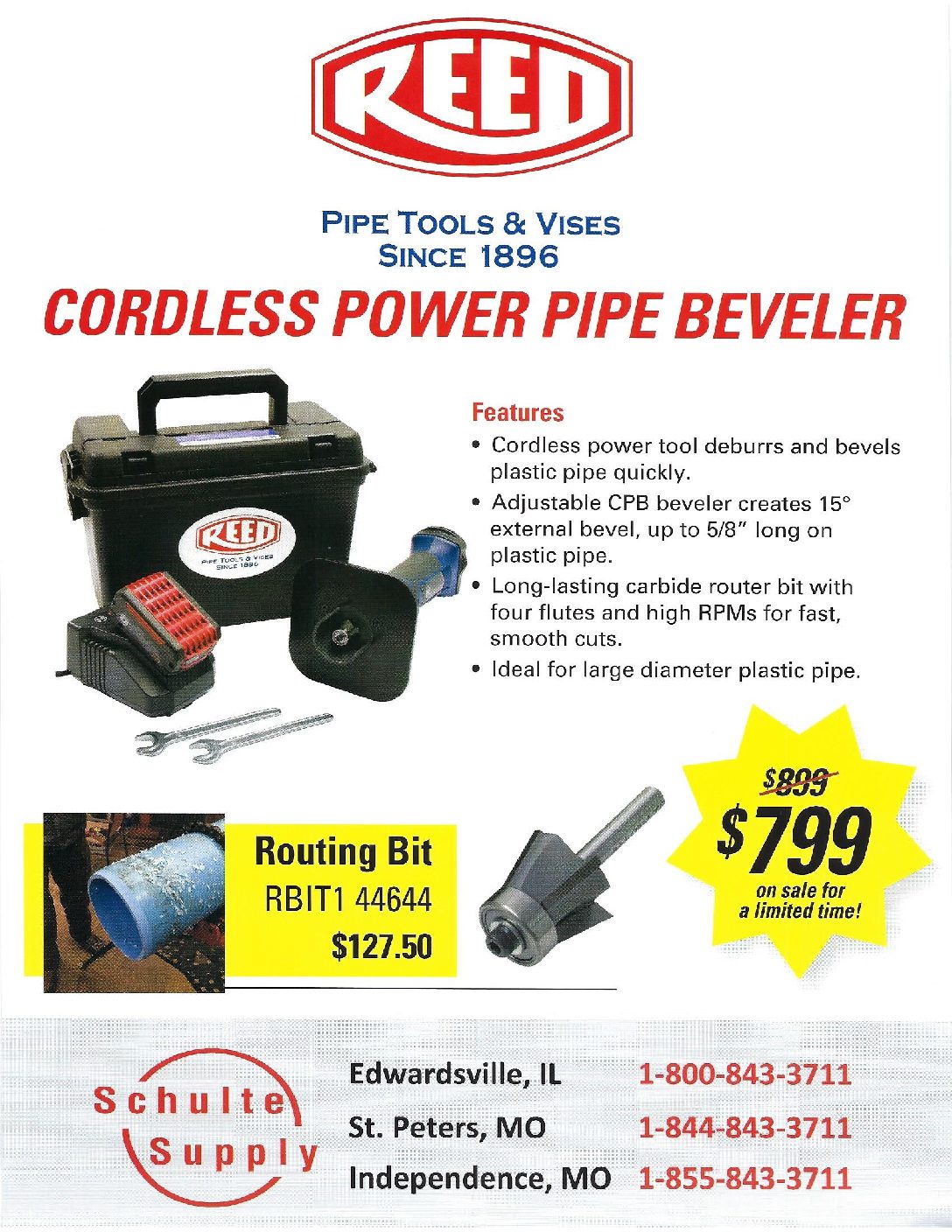 Reed pipe beveler discount