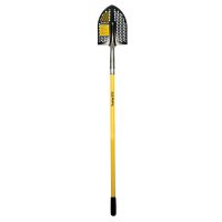 Toolite #2 Round Point Shovel, 48" Yellow Fiberglass Handle