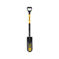 Toolite 14" Drain Spade, 29" Yellow Fiberglass D-Grip Handle